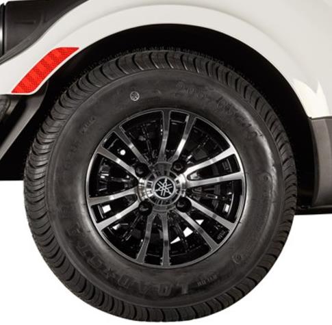 Casino Alloy Wheel - 10in. - Black Inset w/ Machined Face