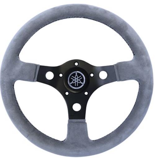 13in. Suede Steering Wheel Kit - Gray
