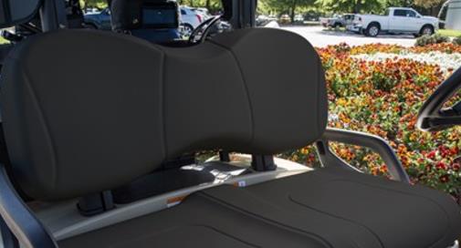 Black Vinyl Seat Back