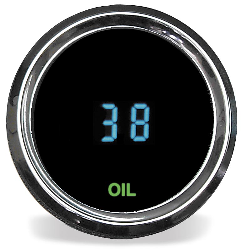 Round Mini Oil Pressure Gauge - Sending Unit