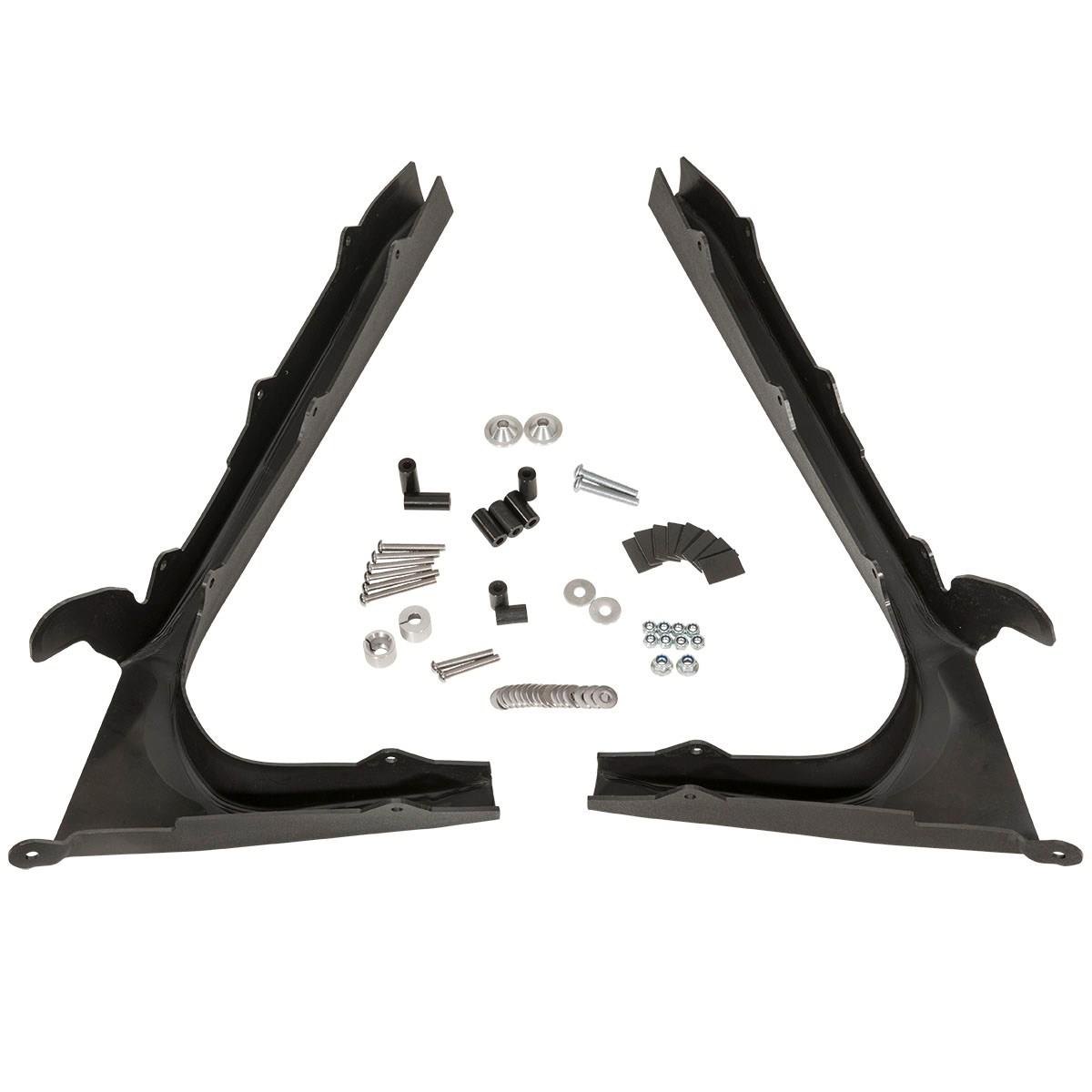 YXZ1000R Rear A-Arm Guards - Black