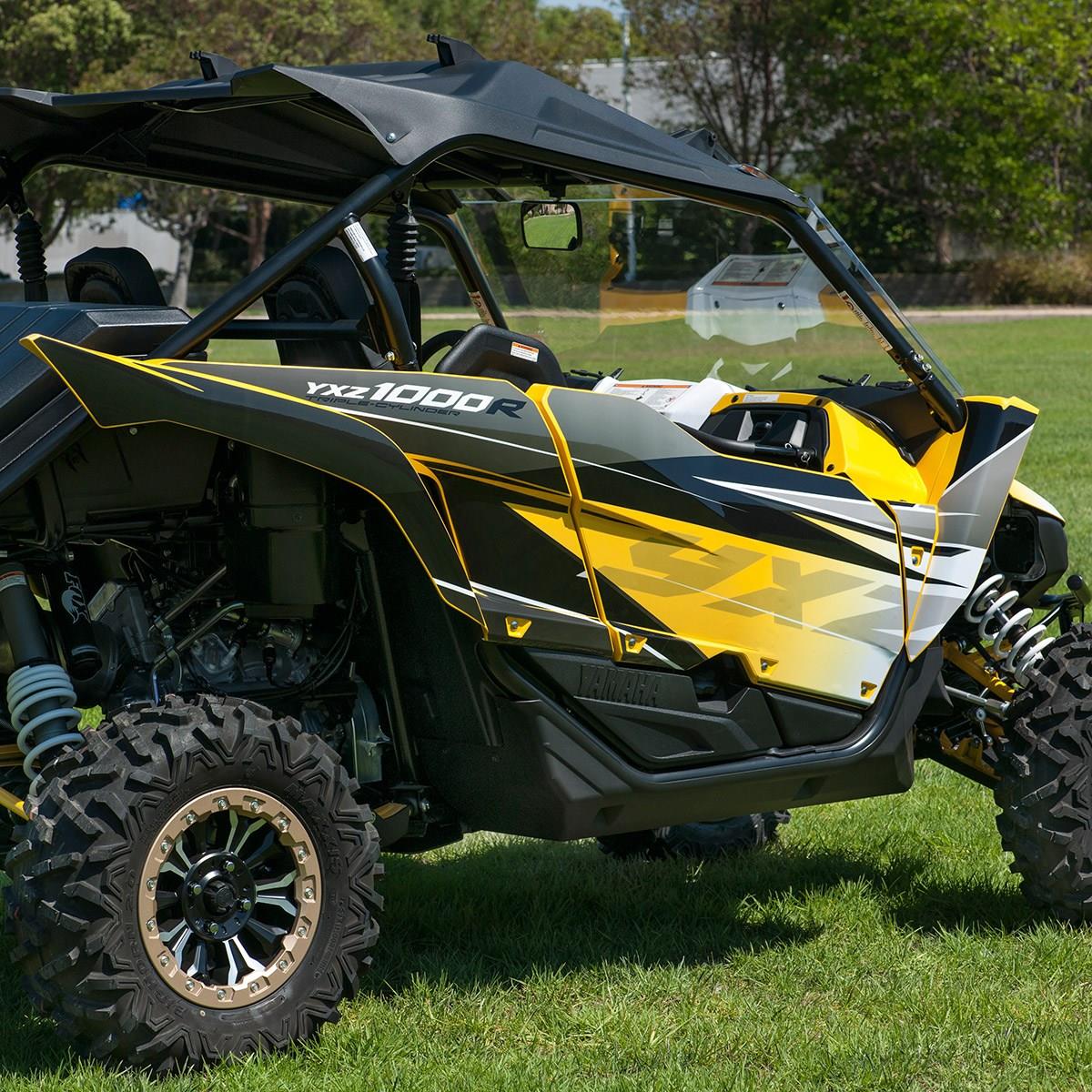 YZX1000R Graphic Kit by D Cor Visuals - Yellow/Black