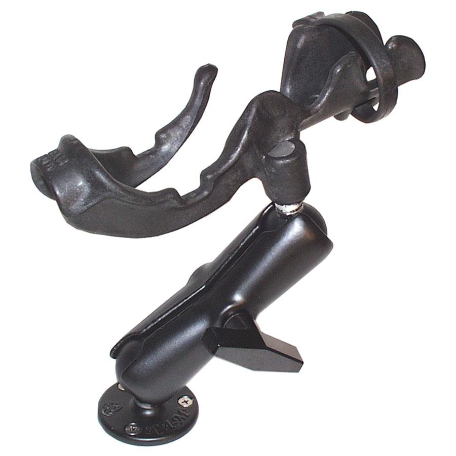 2000 Fishing Rod Holder with Double Socket Arm and Flat Surface Base