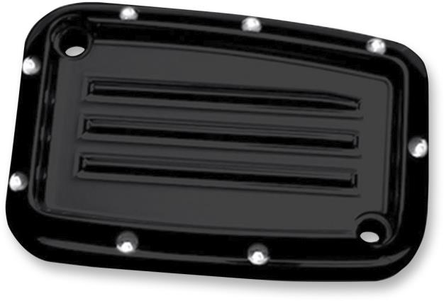 Clutch Master Cylinder Cover - Dimpled - Gloss Black Powder-Coat