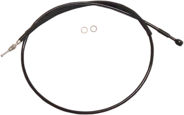 Alternative Length Black Pearl Braided Hydraulic Clutch Cable - 58in.