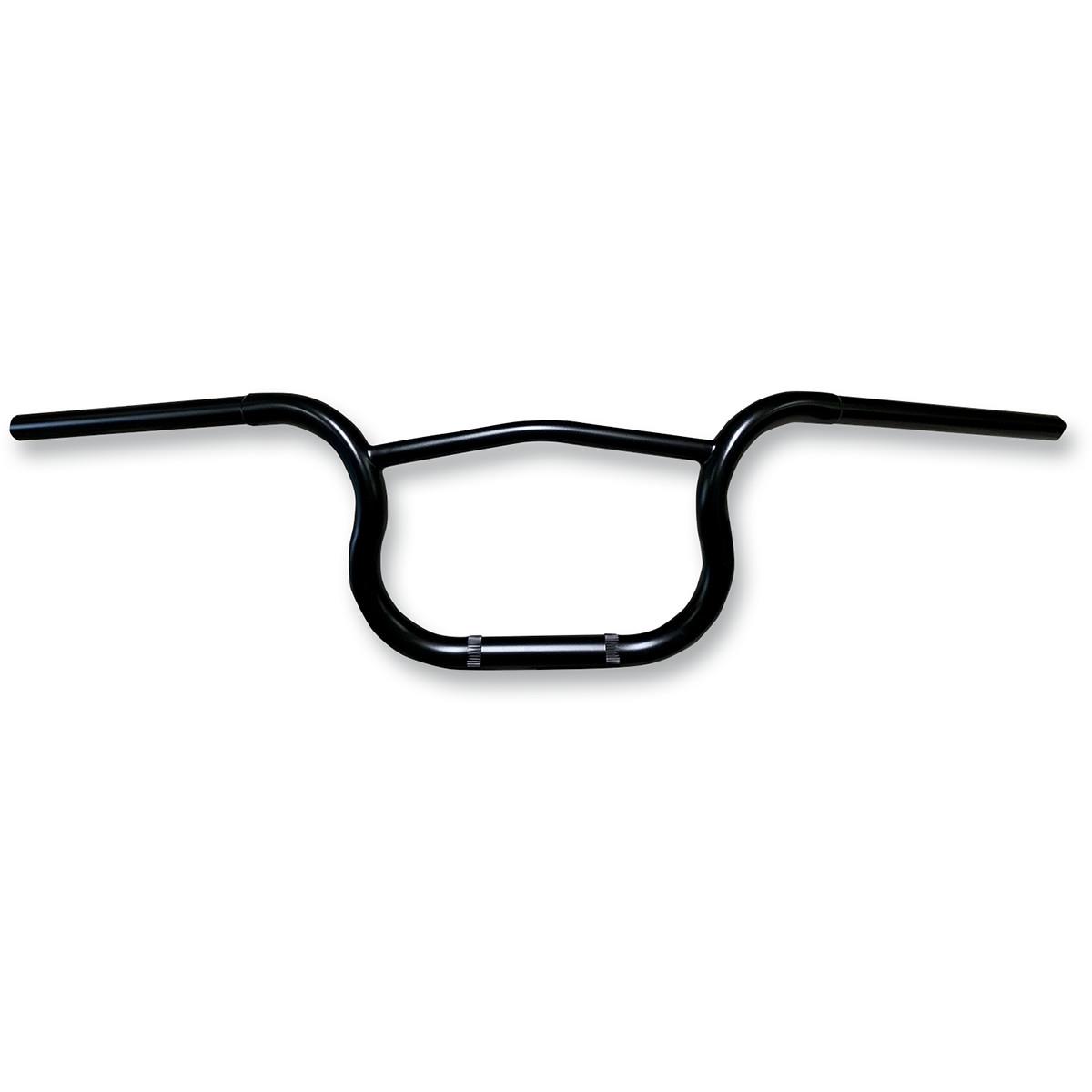 Punchy Bars Handlebar - 8in End Rise - 1in Dia. x 33in W - 11in Center Width - 5in Pullback - Bk