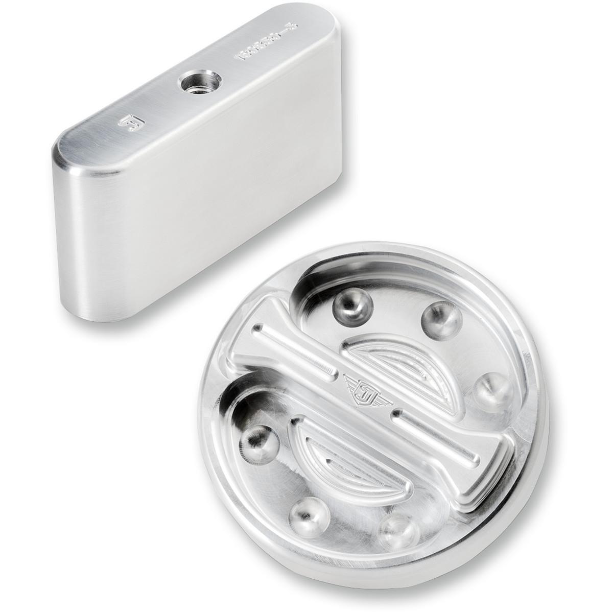 Securing Cap for Rotopax Gasoline Pack - Raw Aluminum