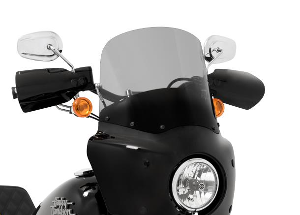 Windshield for Road Warrior Fairing - 13in. Dark Black Smoke