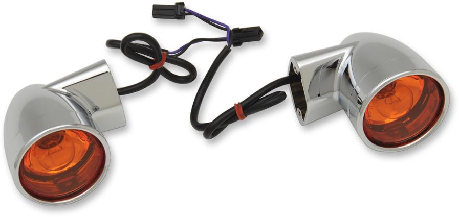 Chrome Bullet-Style Turn Signal - Rear