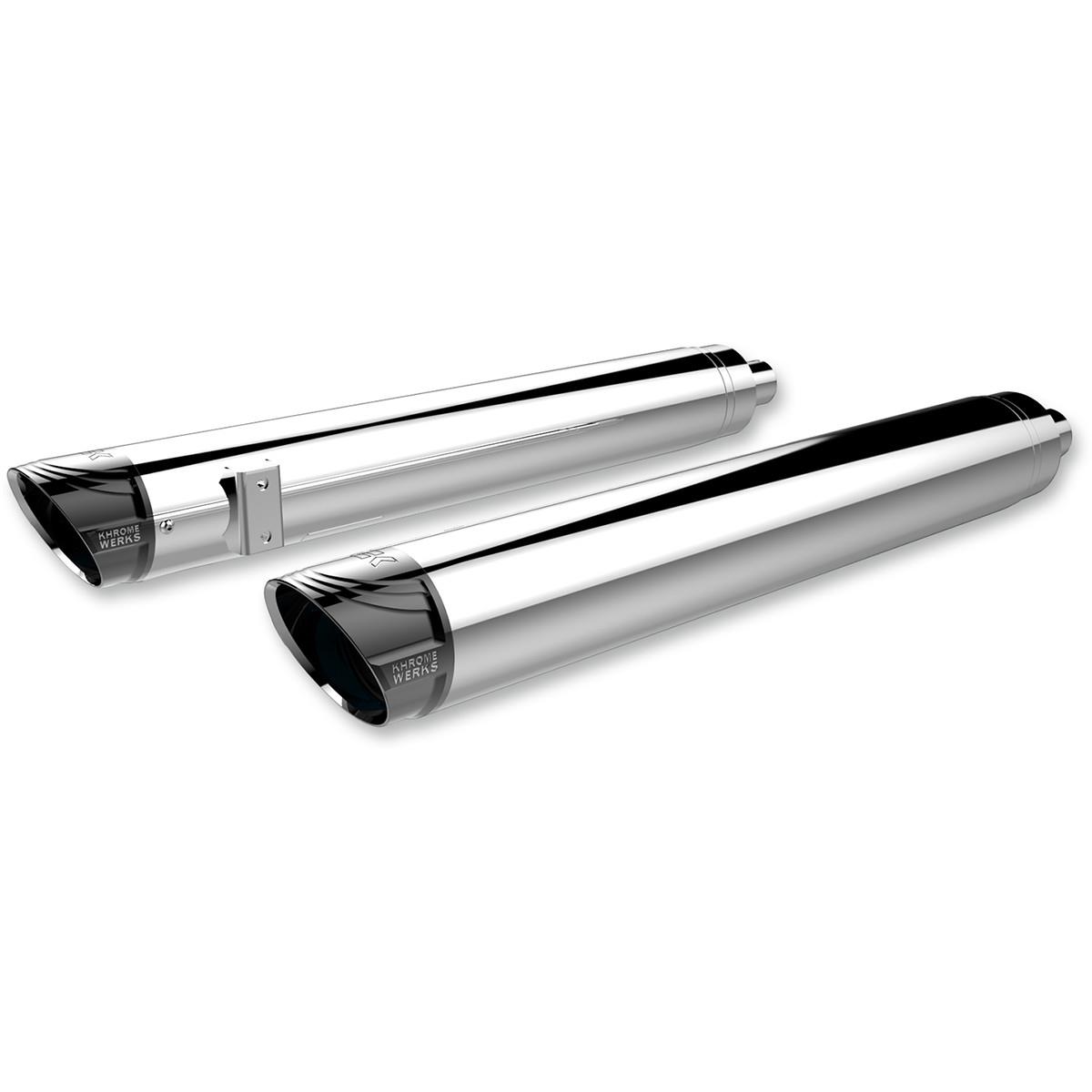 4in HP-Plus Performance Muffler with Black Billet Tips 