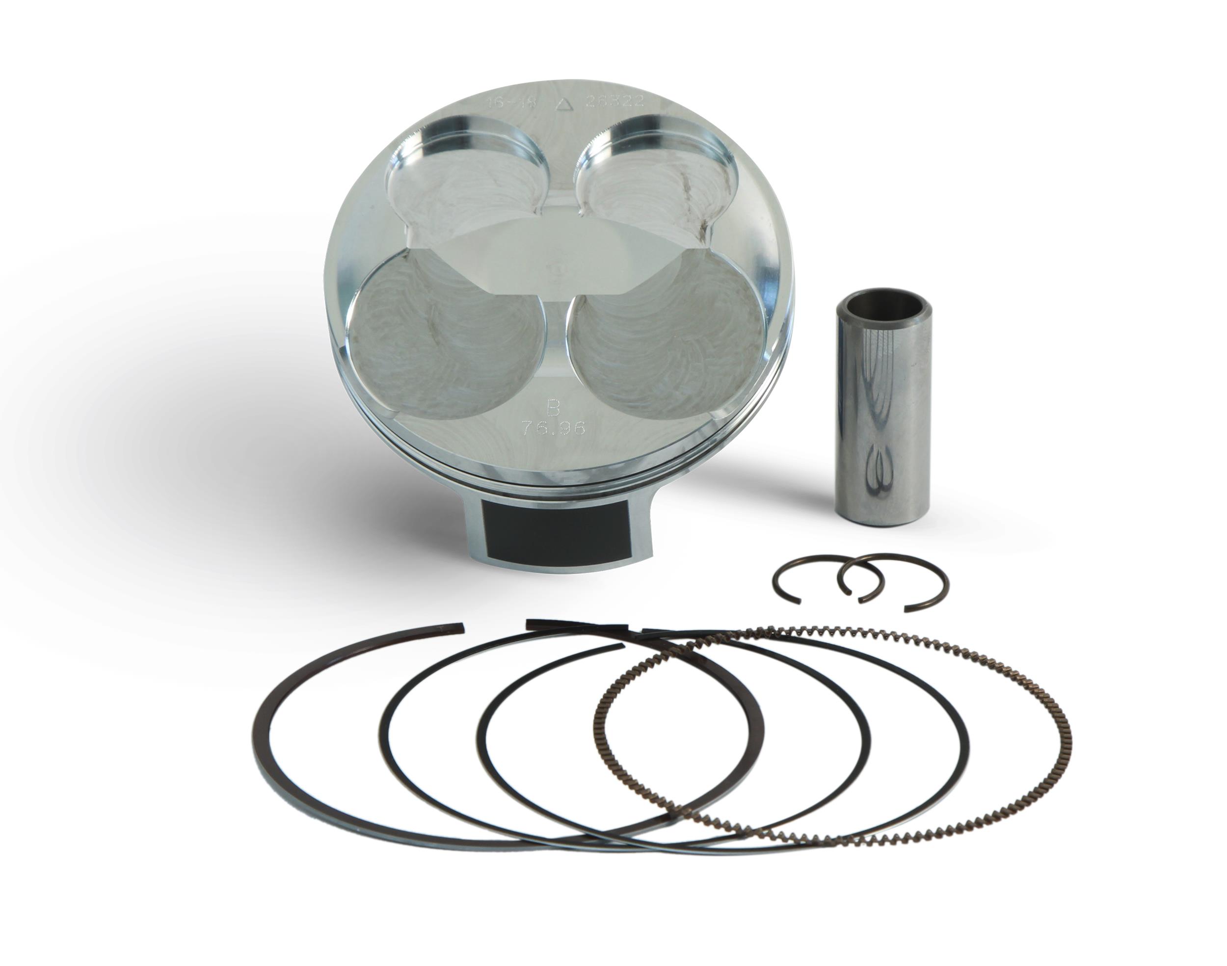 Forged High Compression Piston Kit - Standard Bore 76.95mm, 14.7:1 High Compression