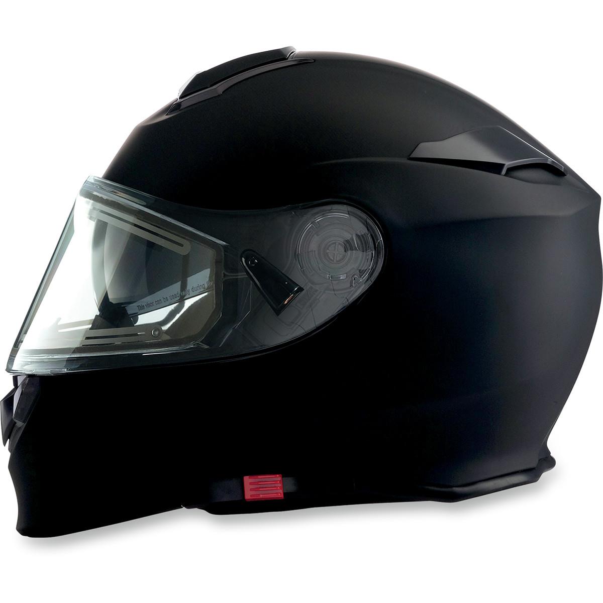 Solaris Solid Helmet With Electric Shield