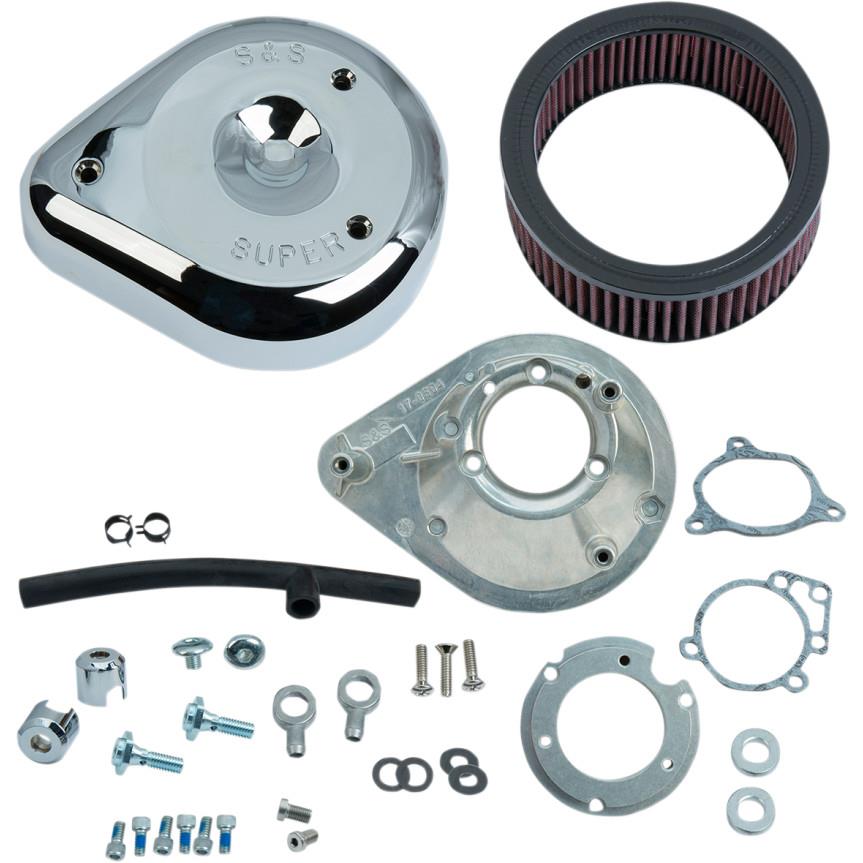 Teardrop Air Cleaner Kit - Chrome