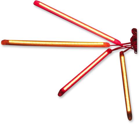 Truflex II Flexible LED Strip - 40-LED - Amber/Smoke