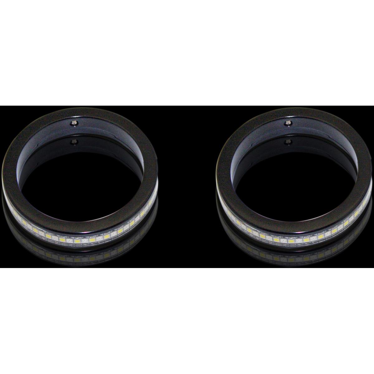 LED Wrap-Around Turn Signals with Smoke Lenses - Black