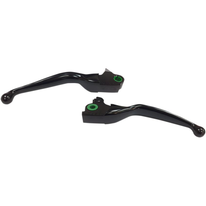 Wide Blade Lever Set - Matte Black