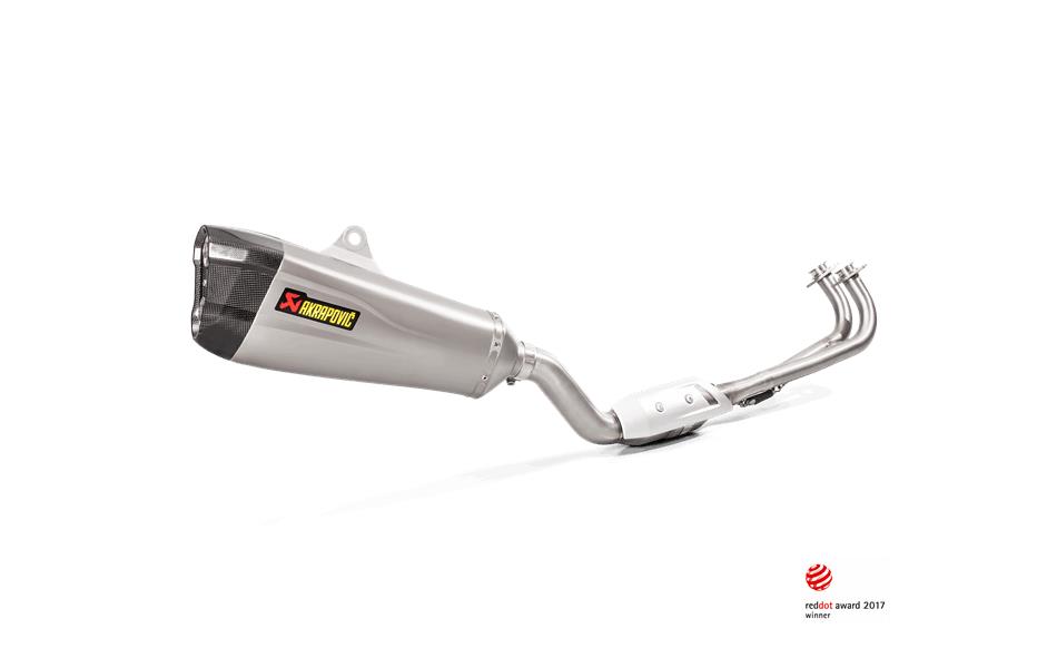 Racing Line Full System Exhaust - Titanium Muffler