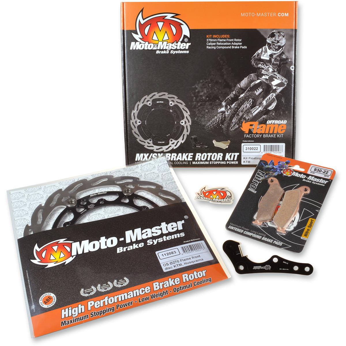 270MM Flame Rotor/Brake Pad Kit