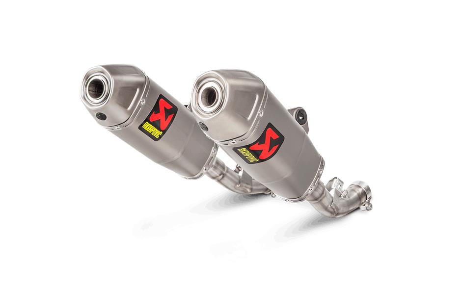 Slip-On Line Dual Exhaust - Titanium Mufflers