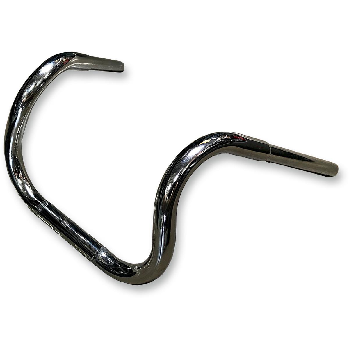 Way Backs Handlebar - 8in End Rise - 1in Dia. x 17.5in W - 11.5in Center Width - 11in Pullback - Ch