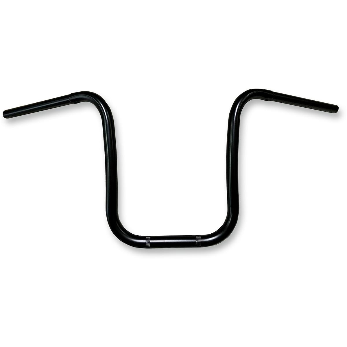 Smart Gimps Handlebar - 14in End Rise - 1in Dia. x 33in W - 11in Center Width - 5in Pullback - Bk
