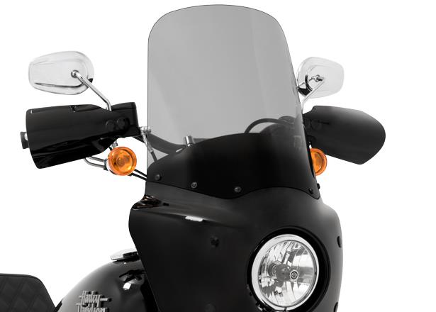 Windshield for Road Warrior Fairing - 17in. - Black Smoke