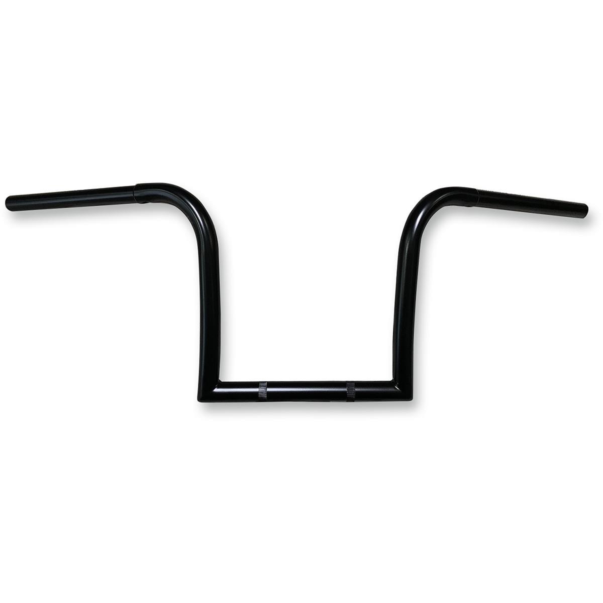 Gimp Hangers Handlebar - 10in End Rise - 1in Dia. x 33in W - 10.5in Center Width - 5in Pullback - Bk