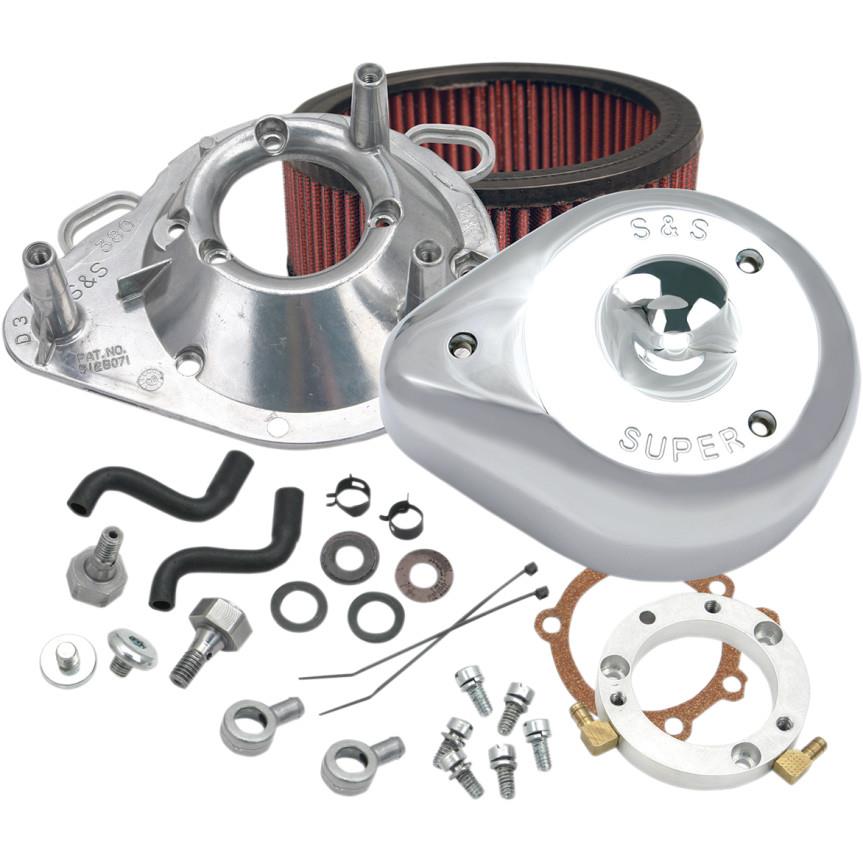 Teardrop Air Cleaner Kit - Chrome