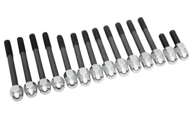 Transmission Side Cover Kit - Acorn Style - Chrome