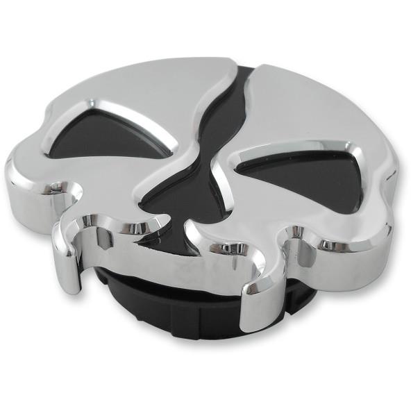 Split Skull Dummy Gas Cap - Chrome