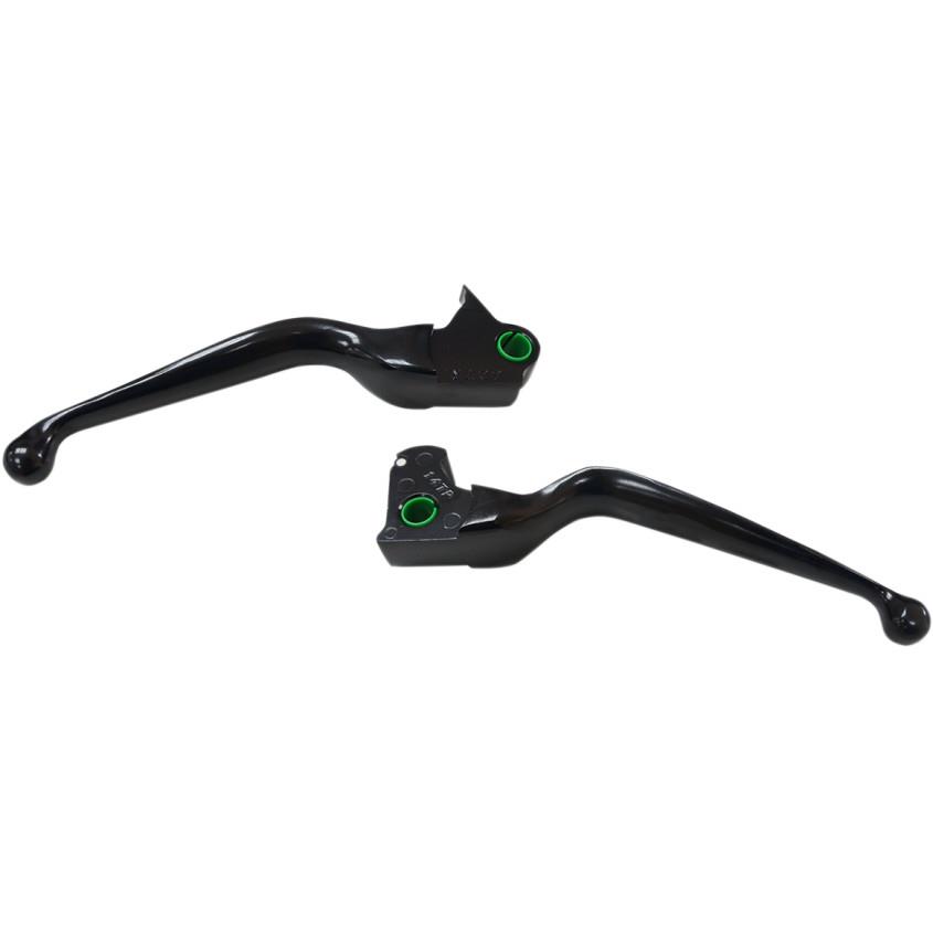 Wide Blade Lever Set - Matte Black