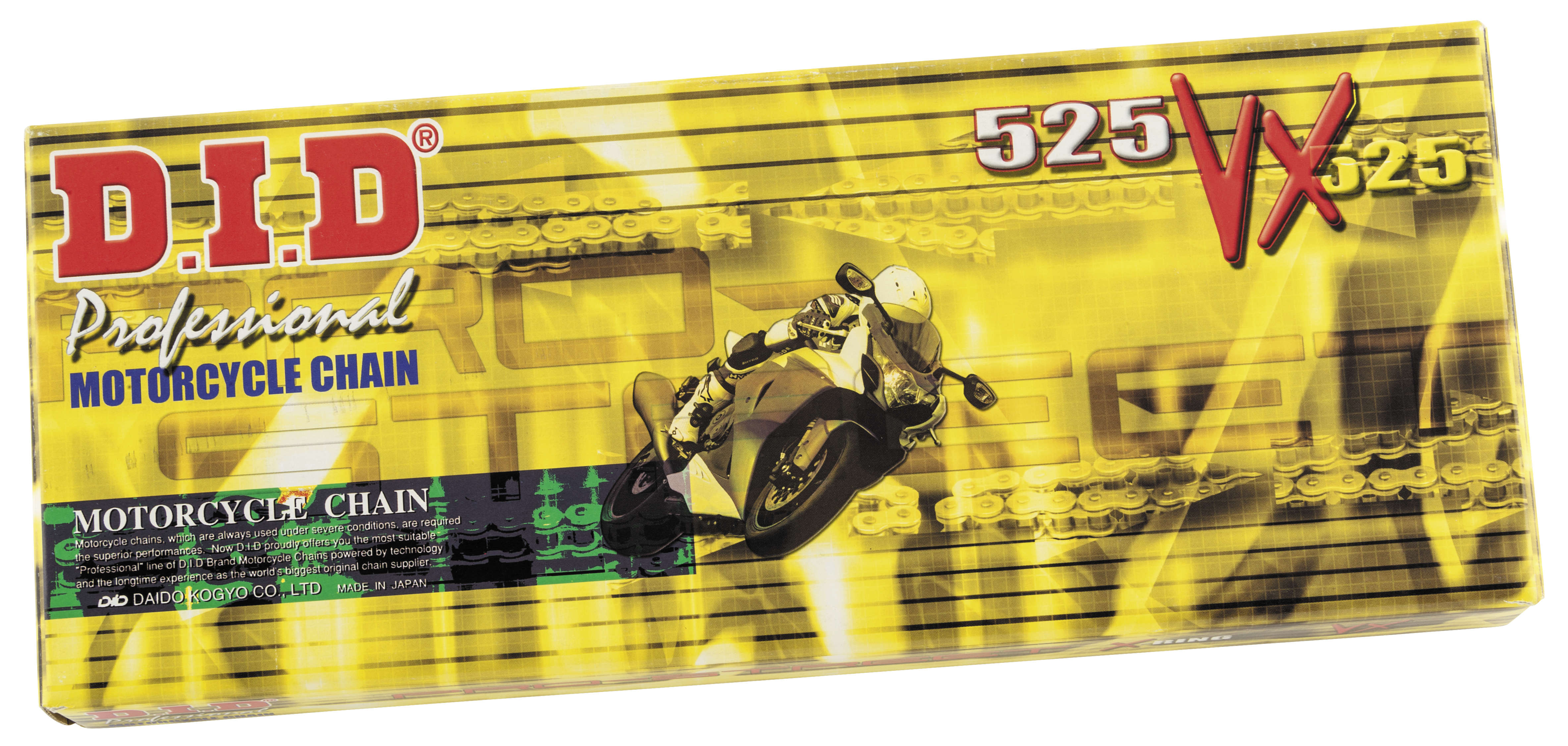 525VX Pro-Street Series X-Ring Chain - 116 Links - Natural