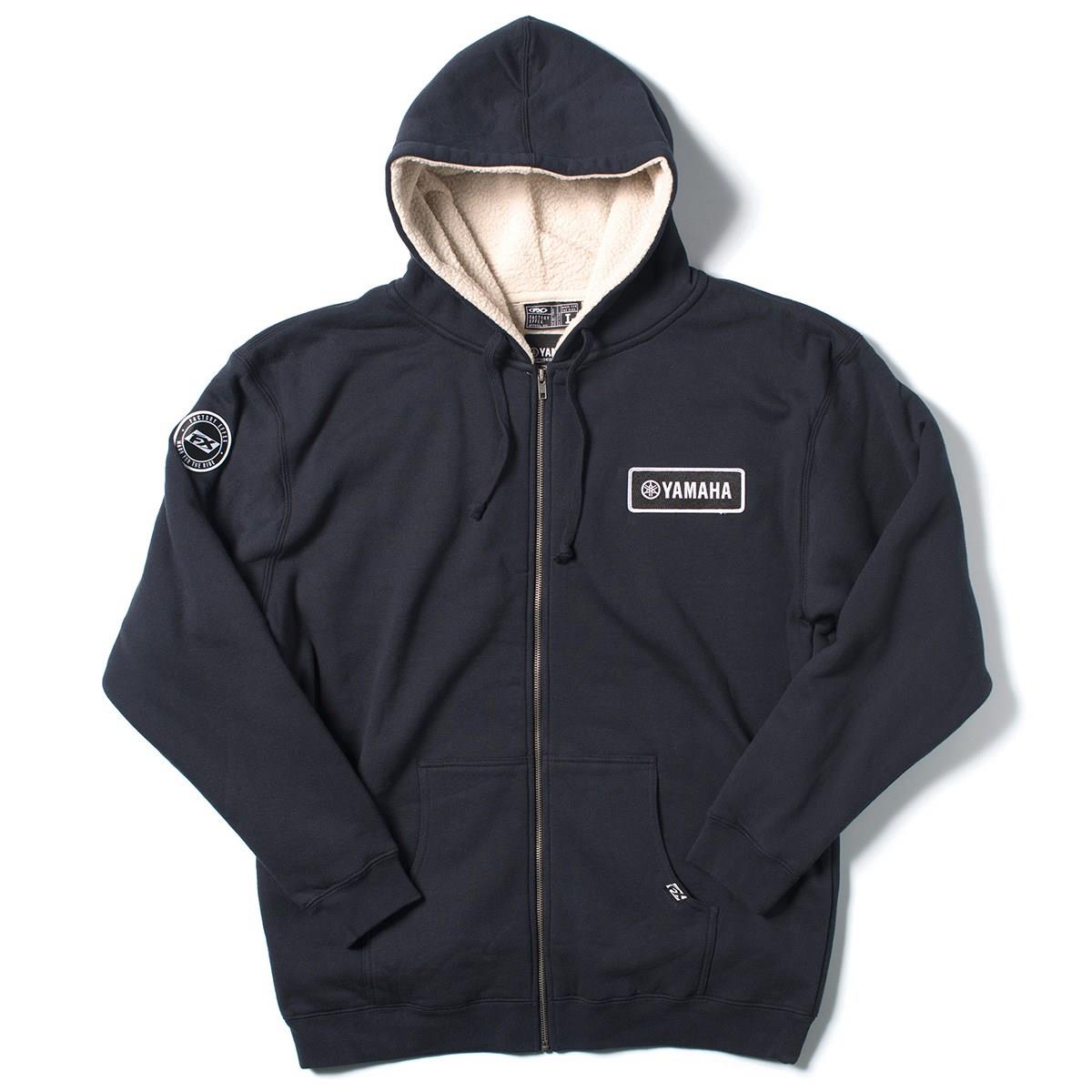 Sherpa Zip-up Hooded Sweatshirt by Factory Effex