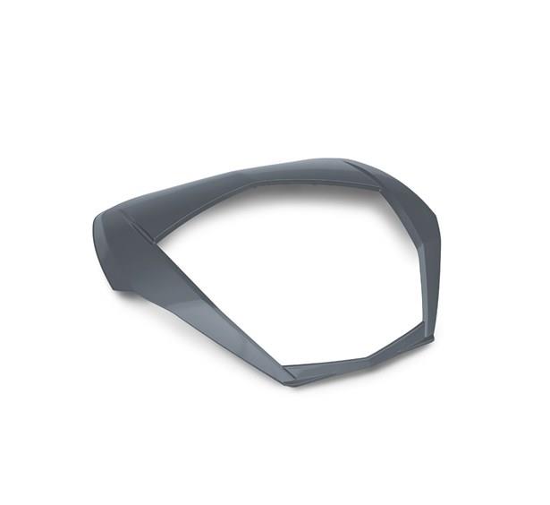 KQR Top Case Trim Set - 47L. - Metallic Matte Carbon Gray