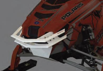 Double-Bar Rugged Series Front Bumper - White