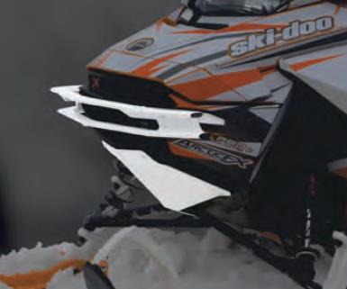 Double-Bar Rugged Series Front Bumper - White