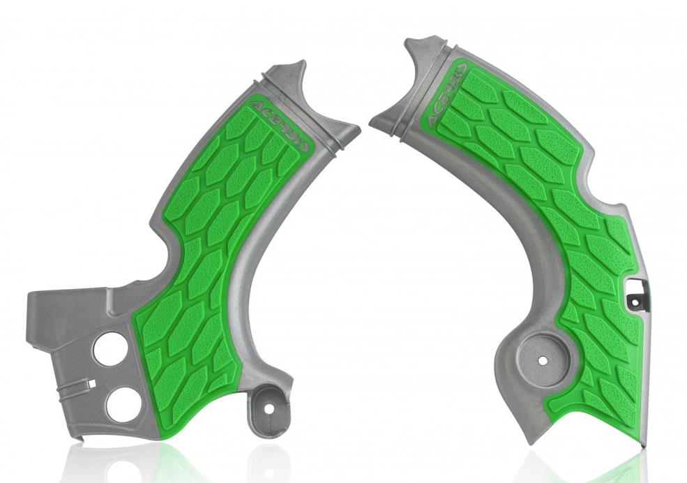 X-Grip Frame Guards - Silver/Green