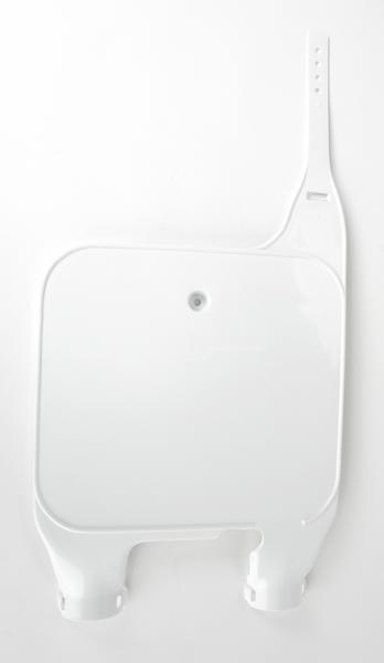 Front Number Plate - White