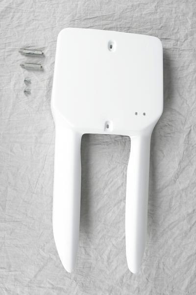 Front Number Plate - White