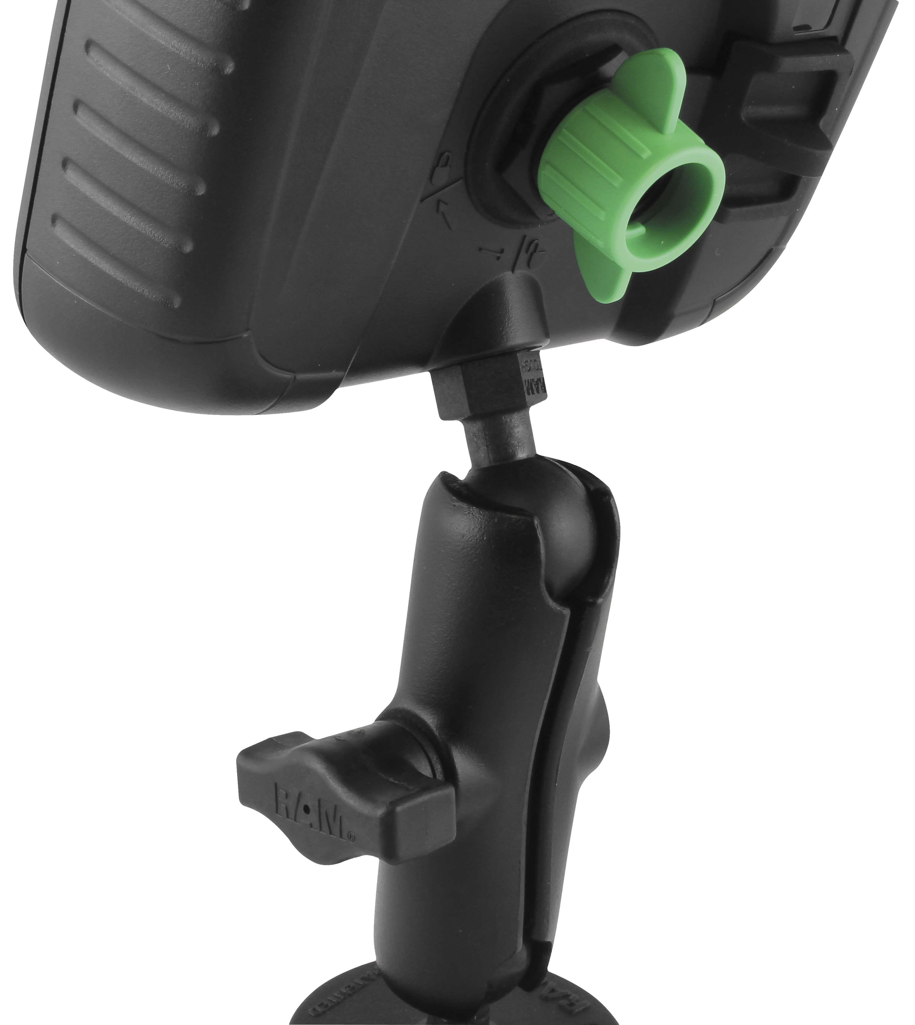 1in. Tough-Ball with M6-1mm x 6mm Male Threaded Post - Black