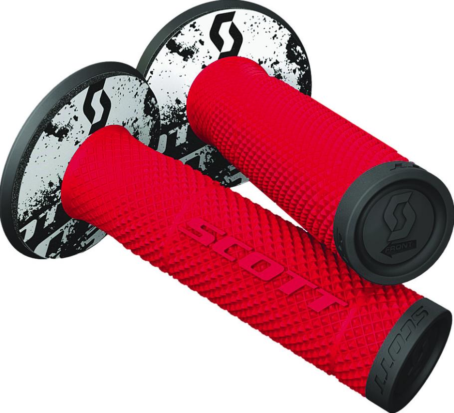 SX II MX Grips - Tattoo 2 - Red/Black
