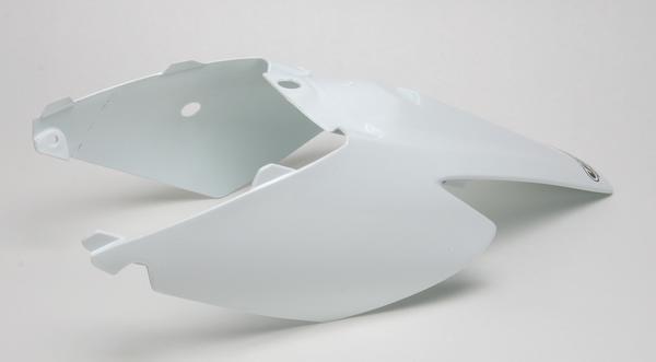 Rear Fender with Side Panels - White