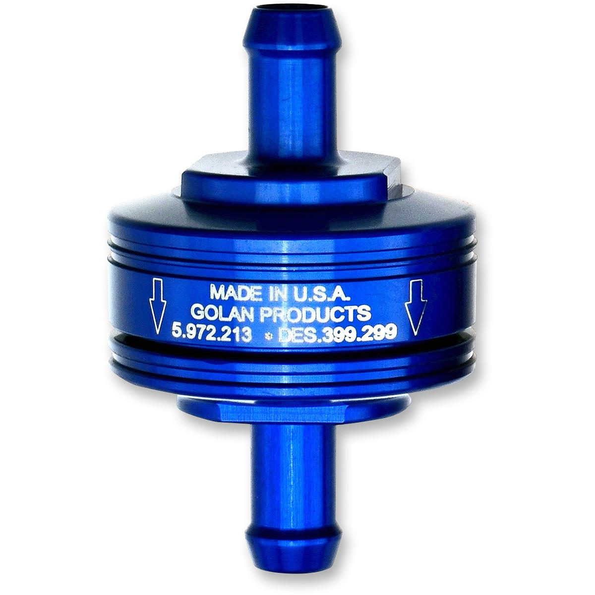 Peak Flow Super Mini Fuel Filter - 5/16in. - Blue