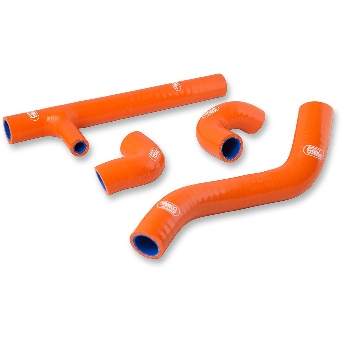 Race Fit Radiator Hose Kit - 4 - Orange