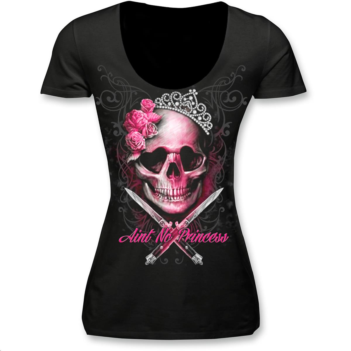 Aint No Princess Womens Scoop Neck Shirt