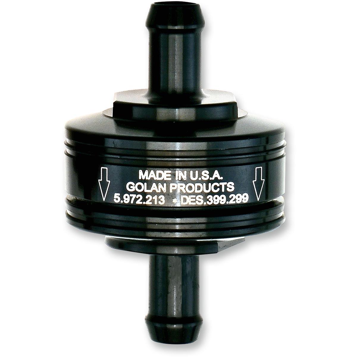 Peak Flow Super Mini Fuel Filter - 5/16in. - Black
