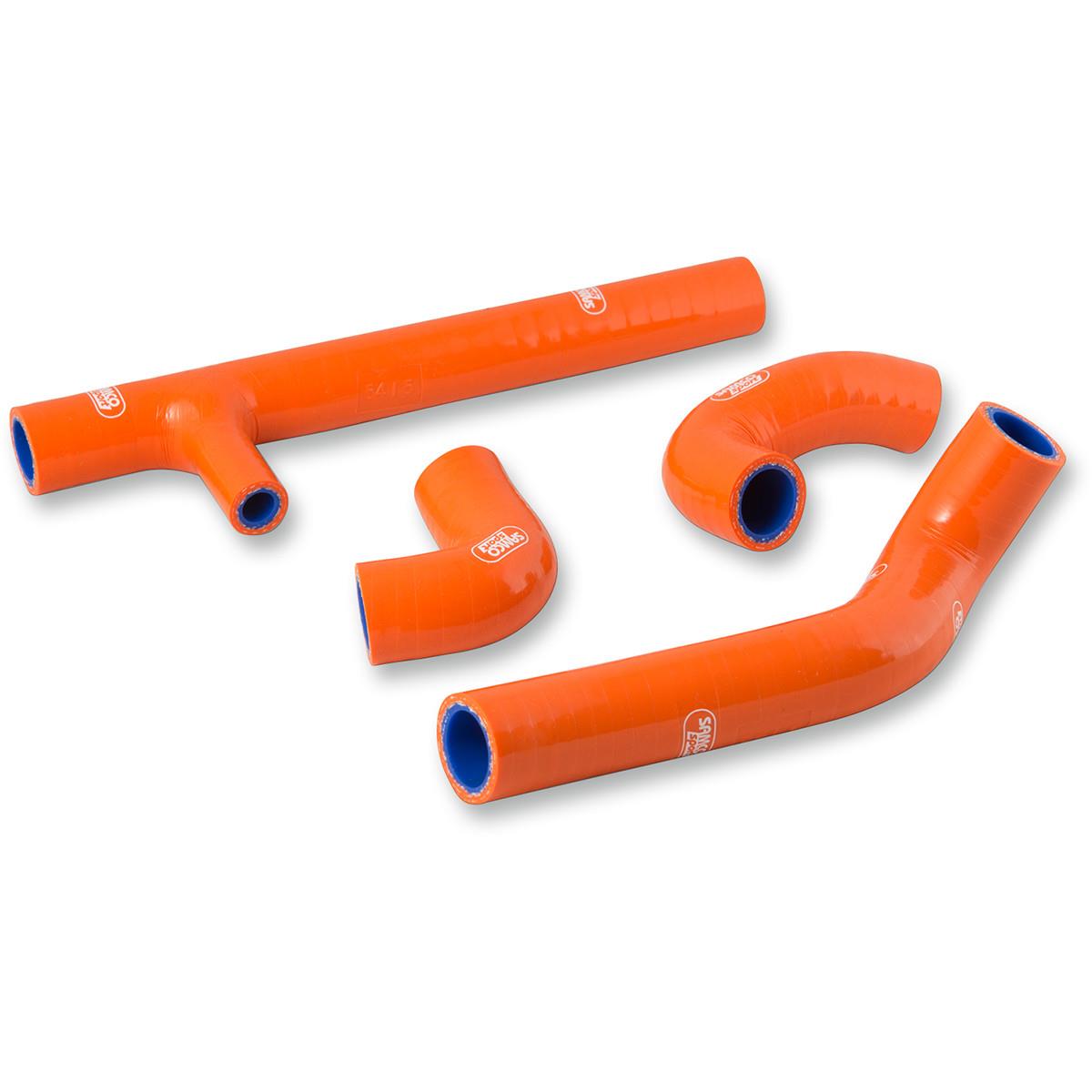 Race Fit Radiator Hose Kit - 4 - Orange