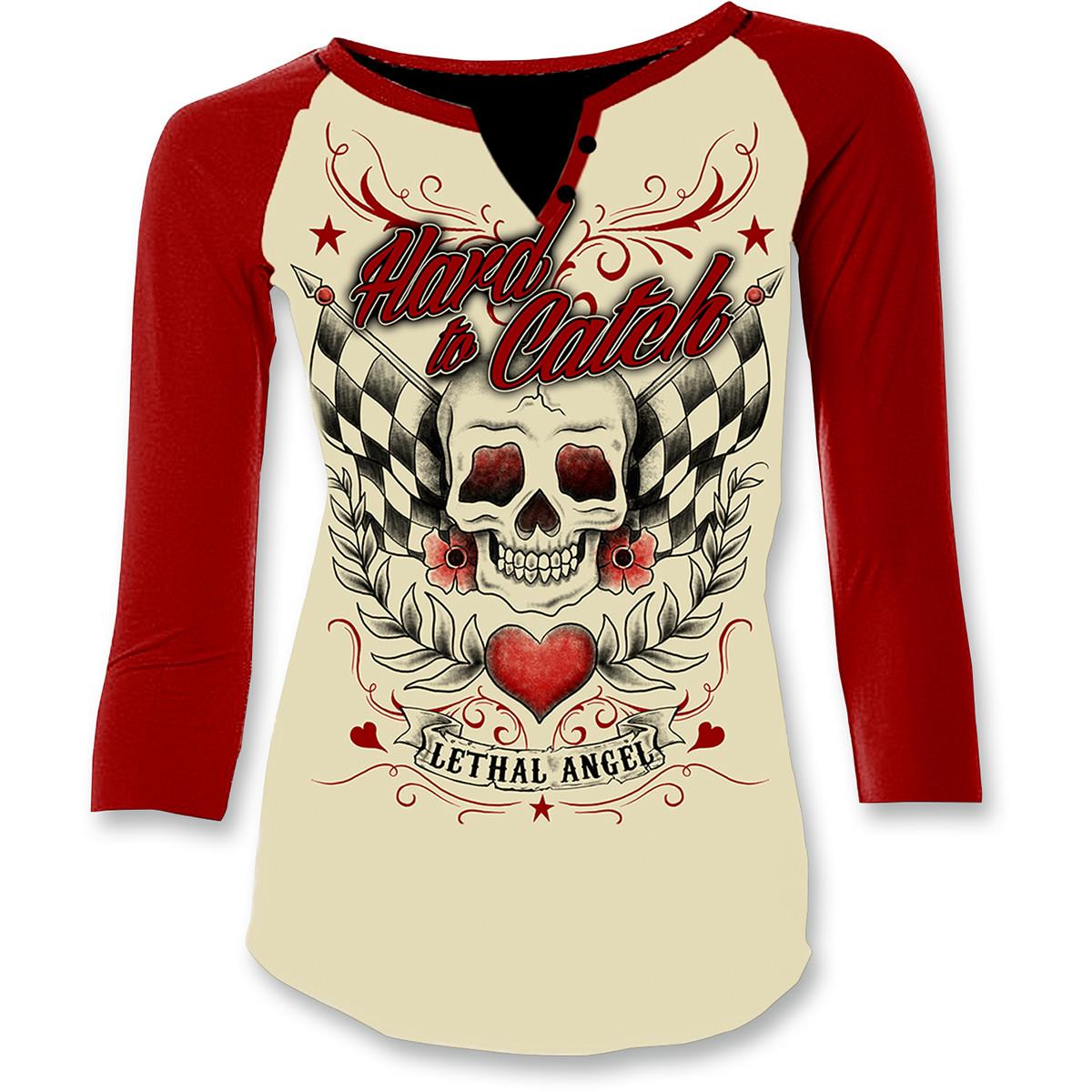 Hard 2 Catch Womens Raglan Shirt