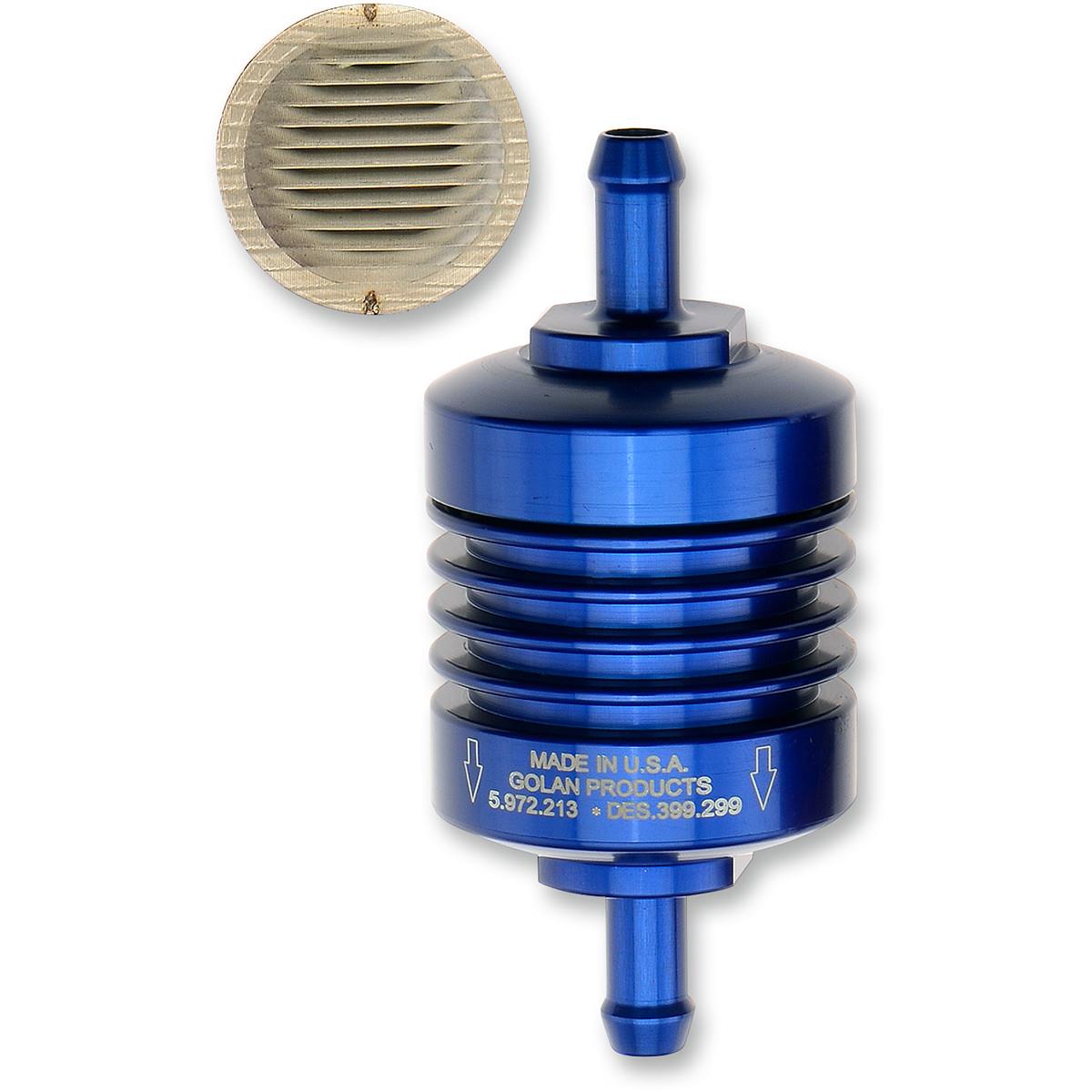 Peak Flow Mini Filter - 1/4in. - Blue