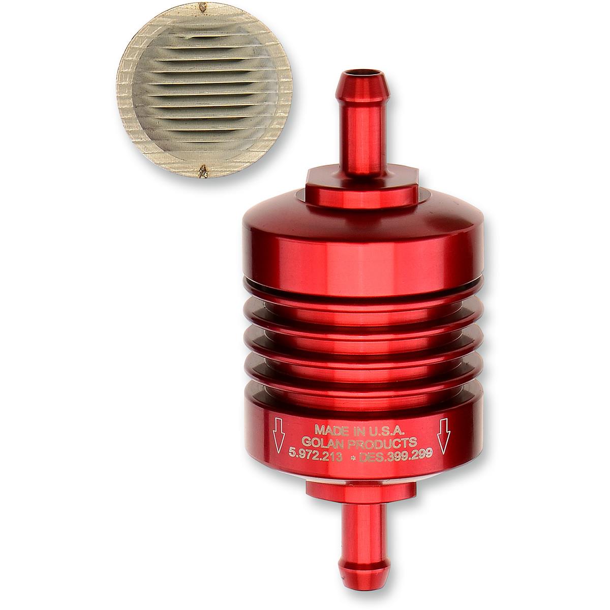 Peak Flow Mini Filter - 5/16in. - Red